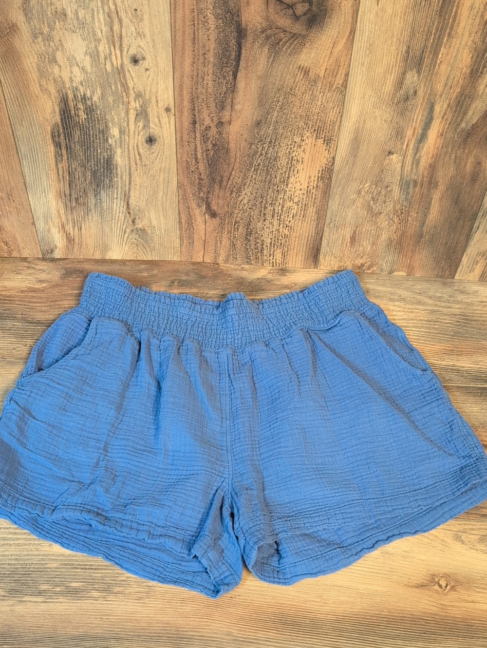 Three Dots Relaxed High-Waist Women’s Textured Shorts XL        W440